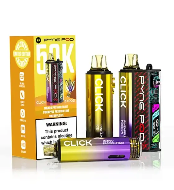 Pyne Pod Click 50K Tropical Edition (3 Flavours) Kit – 20mg
