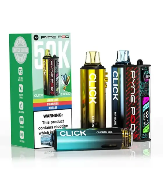 Pyne Pod Click 50K Special Edition (3 Flavours) Kit – 20mg