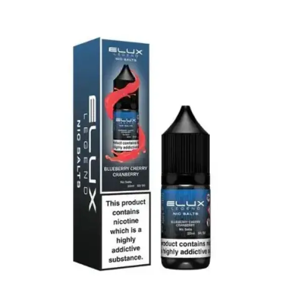 Elux Legend Blueberry Cherry Cranberry Nic Salt 10ml