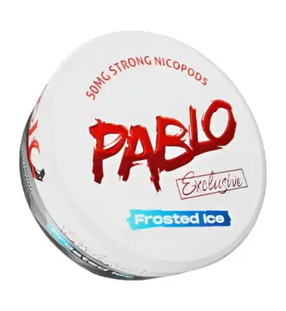 Pablo Exclusive Frosted Ice Nicotine Pouches – 50mg/g (30mg per pouch)