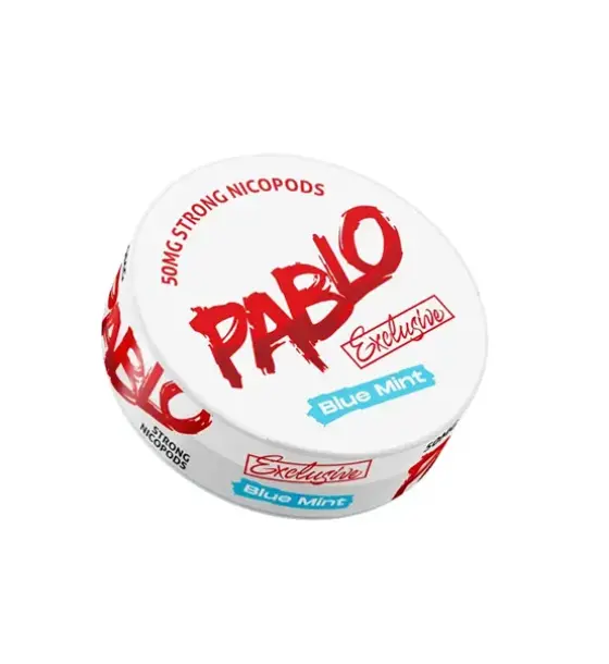 Pablo Exclusive Blue Mint Nicotine Pouches – 50mg/g (30mg per pouch)