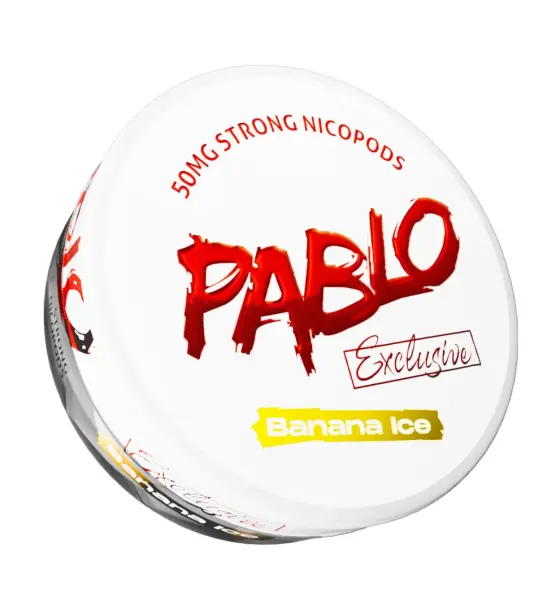 Pablo Exclusive Banana Ice Nicotine Pouches – 50mg/g (30mg per pouch)