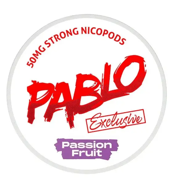 Pablo Exclusive Passion Fruit Nicotine Pouches – 50mg/g (30mg per pouch)