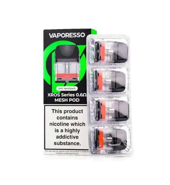 Vaporesso XROS 0.6Ω Mesh Pods 4 Pack