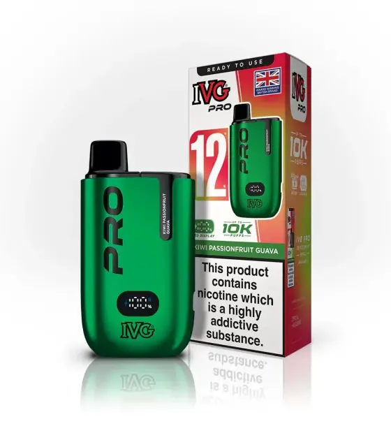 IVG Pro 12 Kiwi Passionfruit Guava Kit – 20mg