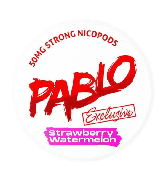 Pablo Exclusive Strawberry Watermelon Nicotine Pouches – 50mg/g (30mg per pouch)