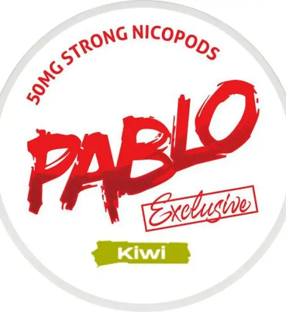 Pablo Exclusive Kiwi Nicotine Pouches – 50mg/g (30mg per pouch)