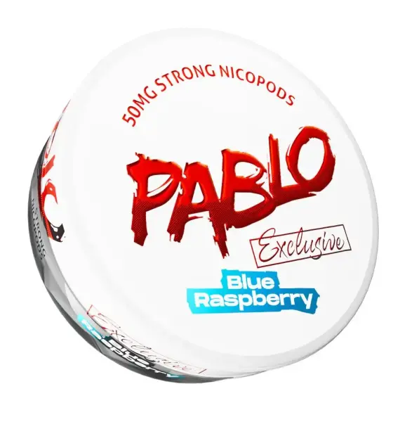 Pablo Exclusive Blue Raspberry Nicotine Pouches – 50mg/g (30mg per pouch)
