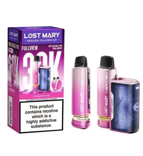 Lost Mary NERA 30K Strawberry Ice Prefilled Pod Kit – 20mg