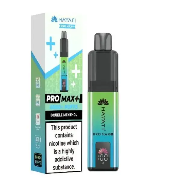 Hayati Pro Max+ 6000 Double Menthol Kit – 20mg