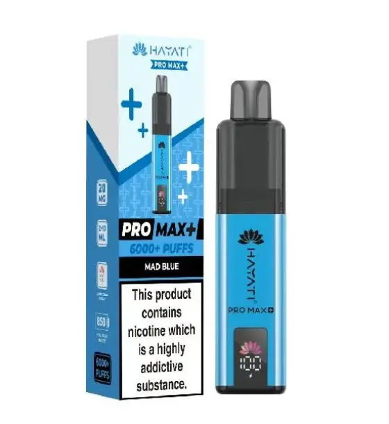 Hayati Pro Max+ 6000 Mad Blue Kit – 20mg