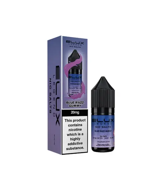Elux Legend Blue Razz Gummy Nic Salt 10ml