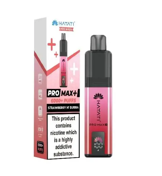 Hayati Pro Max+ 6000 Strawberry H'Bubba Kit – 20mg
