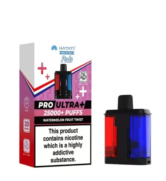 Hayati Pro Ultra+ 25000 Watermelon Fruit Twist Replacement Pod – 20mg