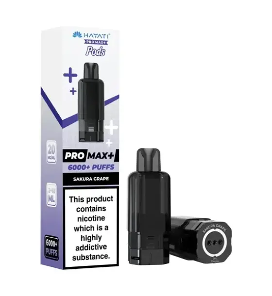 Hayati Pro Max+ 6000 Sakura Grape Replacement Pod – 20mg