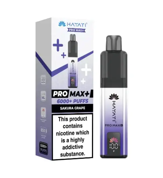 Hayati Pro Max+ 6000 Sakura Grape Kit – 20mg