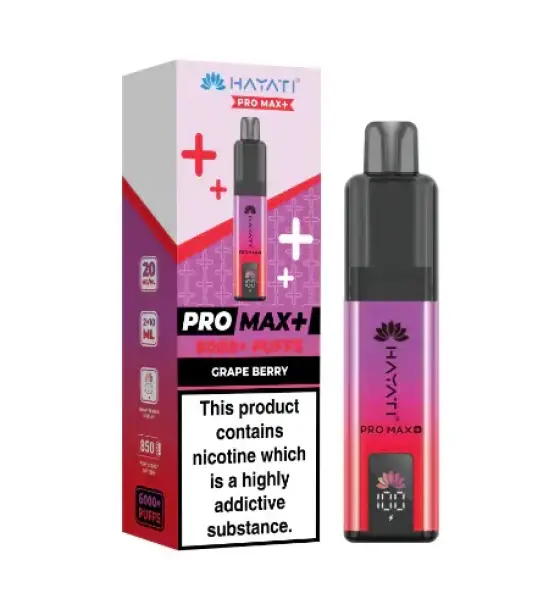 Hayati Pro Max+ 6000 Grape Berry Kit – 20mg