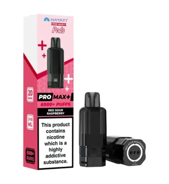 Hayati Pro Max+ 6000 Red Sour Raspberry Replacement Pod – 20mg