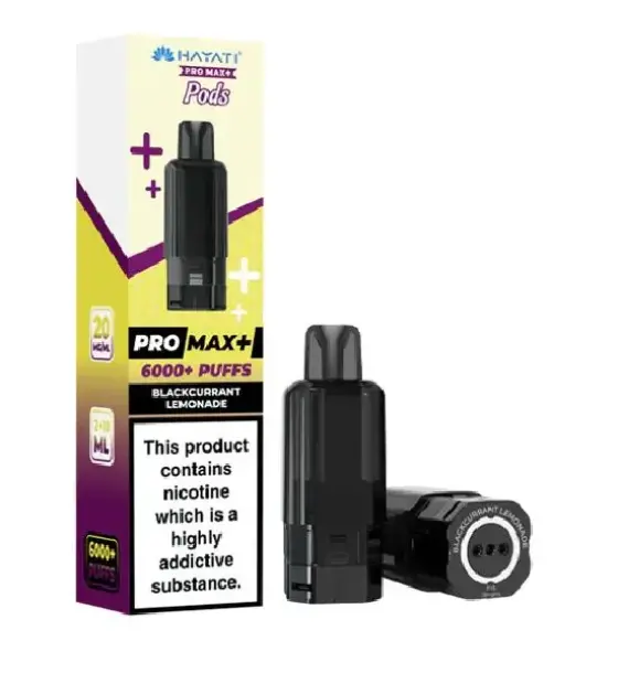 Hayati Pro Max+ 6000 Blackcurrant Lemonade Replacement Pod – 20mg