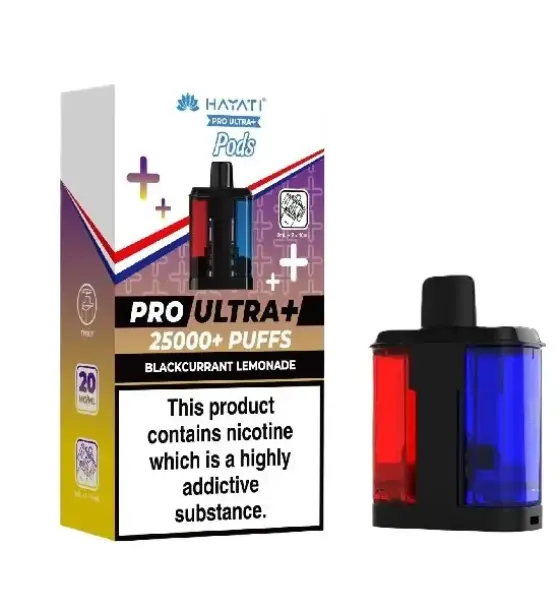 Hayati Pro Ultra+ 25000 Blackcurrant Lemonade Replacement Pod – 20mg