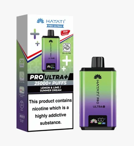 Hayati Pro Ultra+ 25000 Lemon & Lime / Summer Dream Kit – 20mg