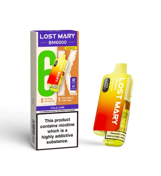 Lost Mary BM6000 Cola Prefilled Pod Kit – 20mg