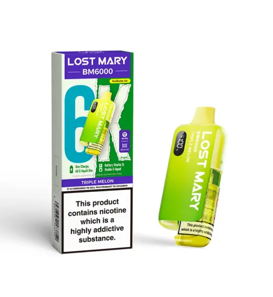 Lost Mary BM6000 Triple Melon Prefilled Pod Kit – 20mg