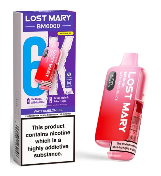 Lost Mary BM6000 Watermelon Ice Prefilled Pod Kit – 20mg