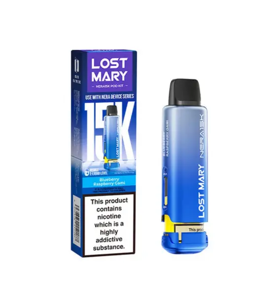 Lost Mary NERA 15K Blueberry Raspberry Gami Replacement Pod & Refill Pack – 20mg