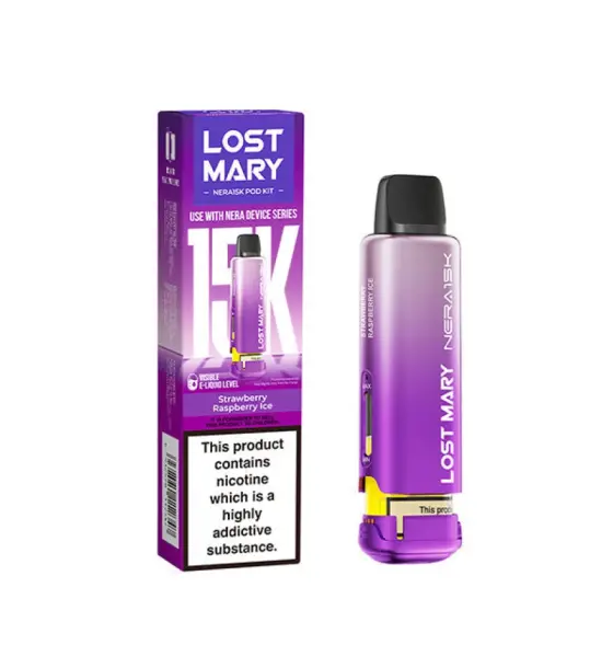 Lost Mary NERA 15K Strawberry Raspberry Cherry Replacement Pod & Refill Pack – 20mg