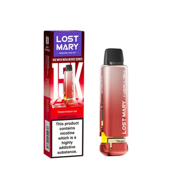 Lost Mary NERA 15K Watermelon Ice Replacement Pod & Refill Pack – 20mg
