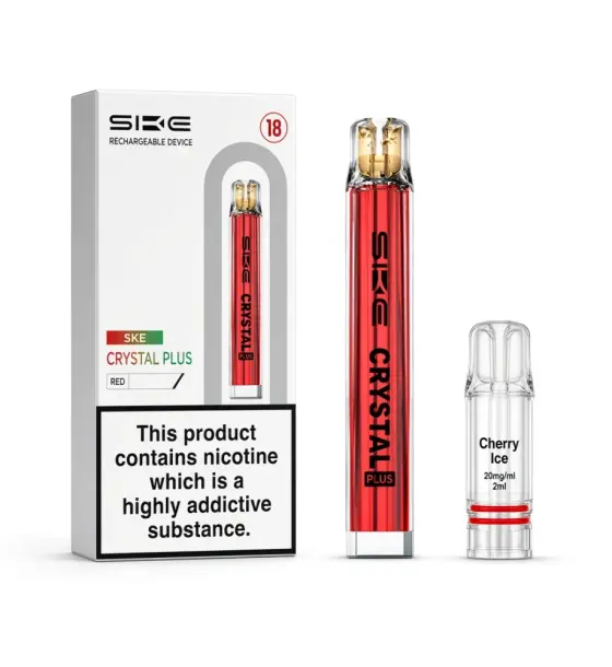SKE Crystal Plus Cherry Ice Prefilled Pod Kit – 20mg