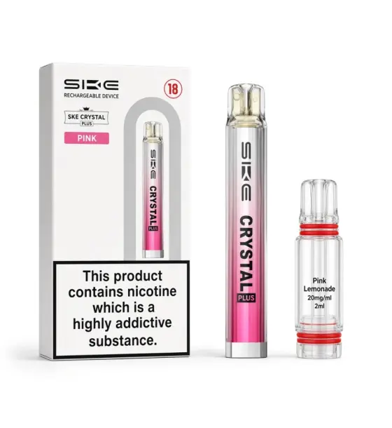 SKE Crystal Plus Pink Lemonade Prefilled Pod Kit – 20mg