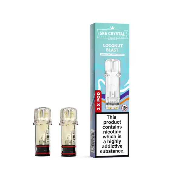 SKE Crystal Plus Coconut Blast Prefilled Pods 20mg