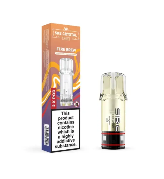 SKE Crystal Plus Fire Brew Prefilled Pods 20mg