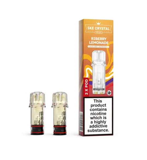 SKE Crystal Plus Riberry Lemonade Prefilled Pods 20mg