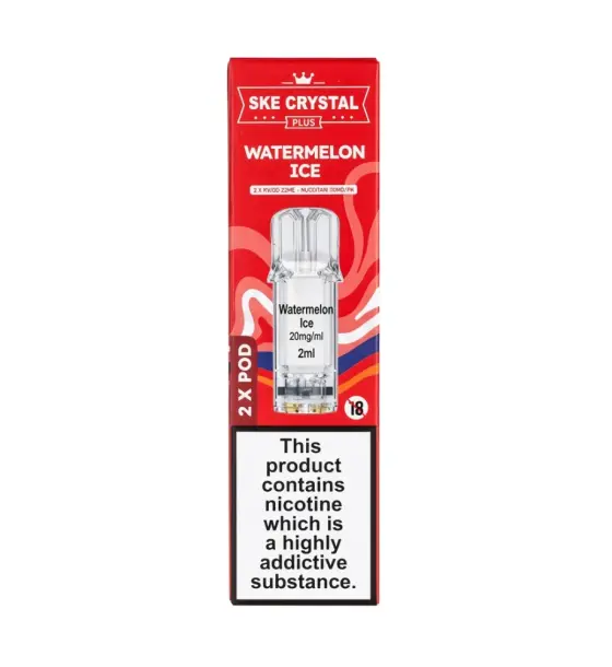 SKE Crystal Plus Watermelon Ice Prefilled Pods 20mg