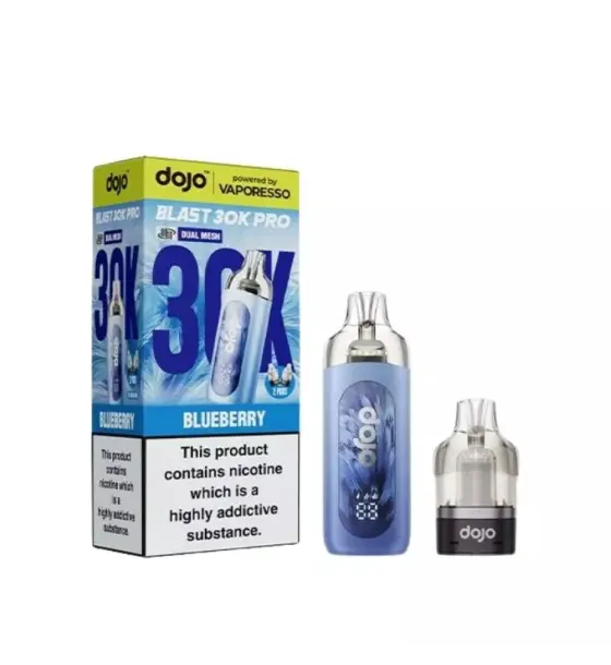 Vaporesso DOJO Blast 30K Pro Blueberry Prefilled Pod Kit – 20mg