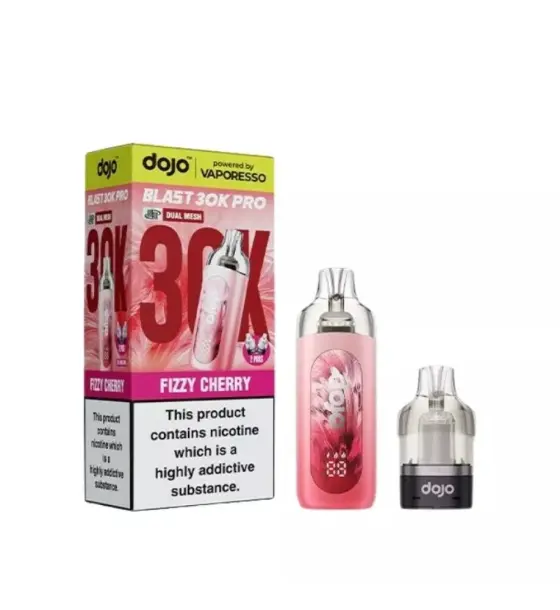 Vaporesso DOJO Blast 30K Pro Fizzy Cherry Prefilled Pod Kit – 20mg