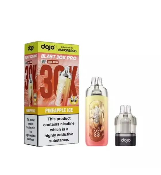Vaporesso DOJO Blast 30K Pro Pineapple Ice Prefilled Pod Kit – 20mg