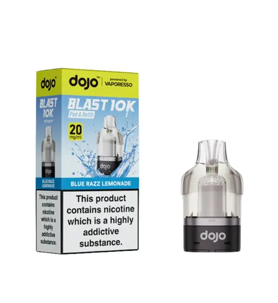 Vaporesso DOJO Blast 10K Blue Razz Lemonade Prefilled Pods – 20mg