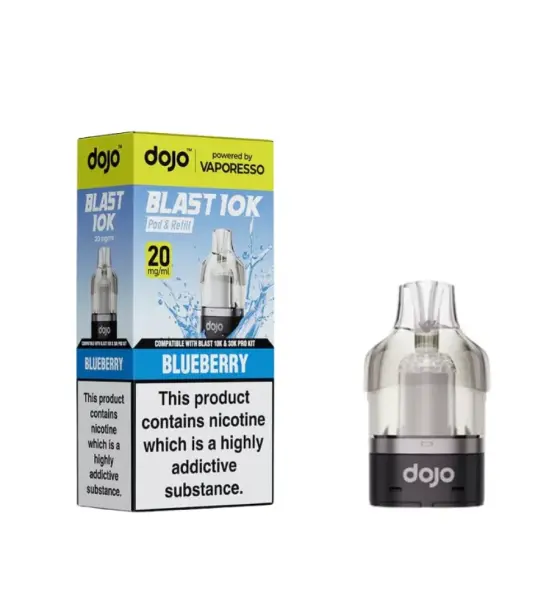 Vaporesso DOJO Blast 10K Blueberry Prefilled Pods – 20mg