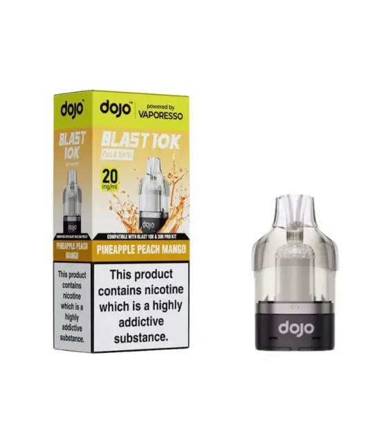 Vaporesso DOJO Blast 10K Pineapple Peach Mango Prefilled Pods – 20mg