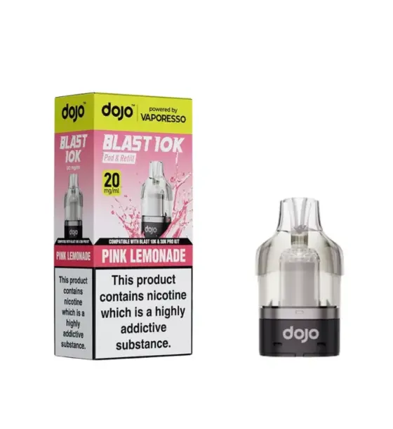 Vaporesso DOJO Blast 10K Pink Lemonade Prefilled Pods – 20mg