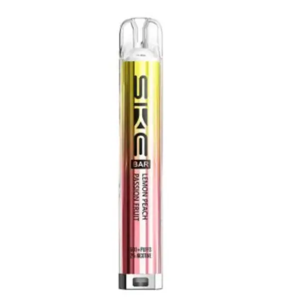 SKE Bar 600 Lemon Peach Passion Fruit Prefilled Pod Kit – 20mg