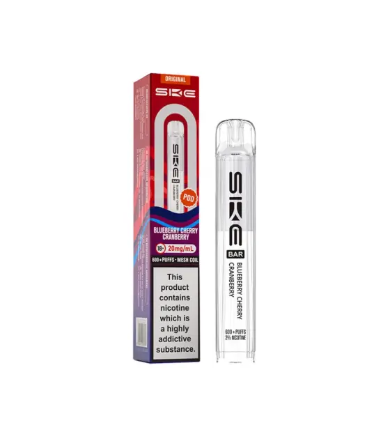 SKE Bar 600 Blueberry Cherry Cranberry Prefilled Pod – 20mg