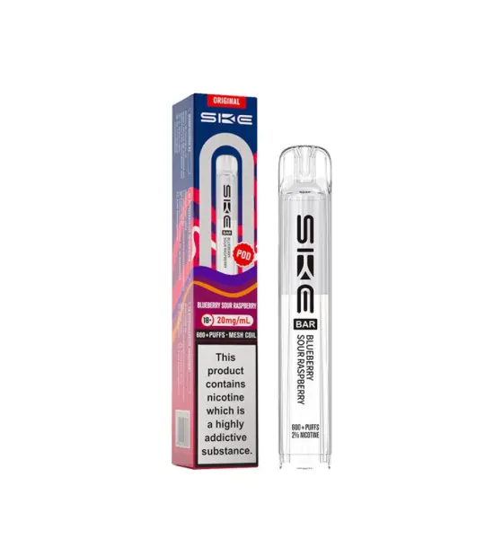 SKE Bar 600 Blueberry Sour Raspberry Prefilled Pod – 20mg