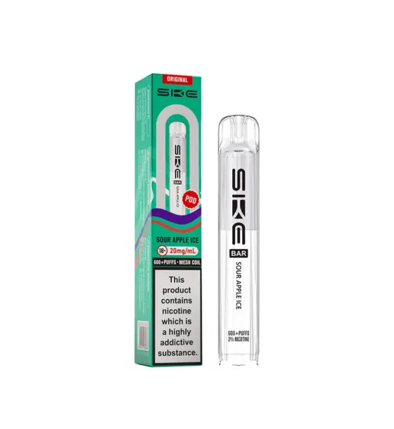 SKE Bar 600 Sour Apple Ice Prefilled Pod – 20mg