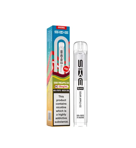 SKE Bar 600 Sour Pineapple Ice Prefilled Pod – 20mg