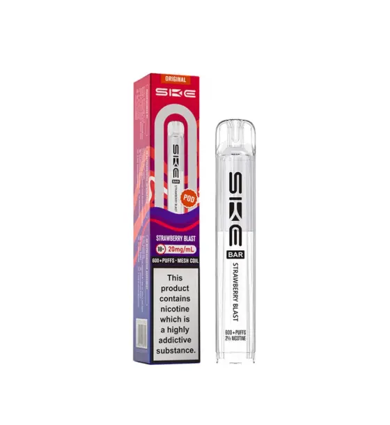SKE Bar 600 Strawberry Blast Prefilled Pod – 20mg